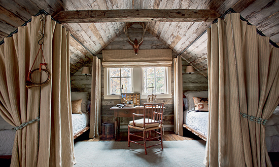 Designer Tammy Connor maximizes a low attic ceiling by placing rope beds under - photo 10