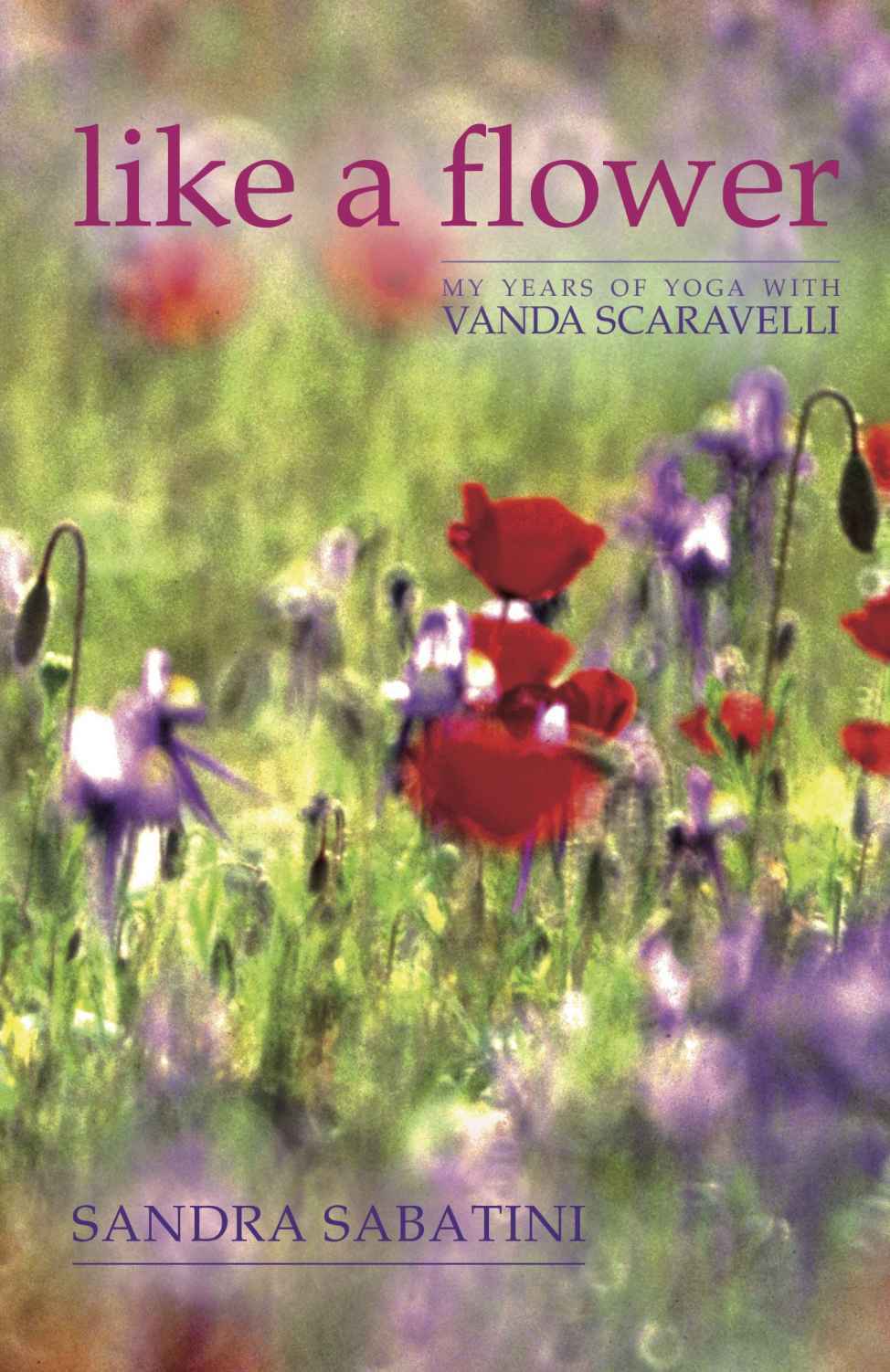 like a flower like a flower MY YEARS OF YOGA WITH VANDA SCARAVELLI Sandra - photo 1