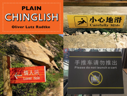 Oliver Lutz Radtke - Chinglish Returns (Plain Chinglish)