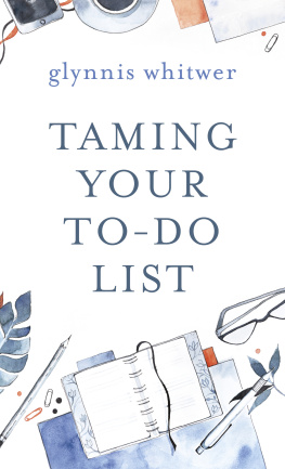 Glynnis Whitwer - Taming Your To-Do List