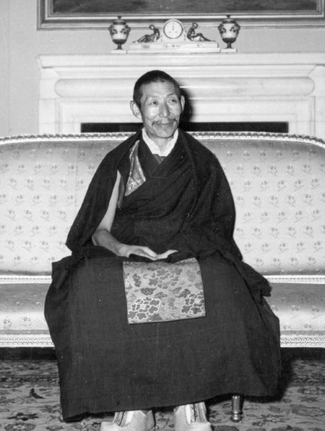 Kyabj Trijang Rinpoch at Hyderabad House New Delhi 1956 COURTESY OF PALDEN - photo 1