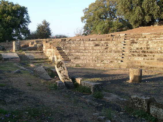 Roman remains at Tusculum an ancient city in the Alban Hills of Italy Catos - photo 5