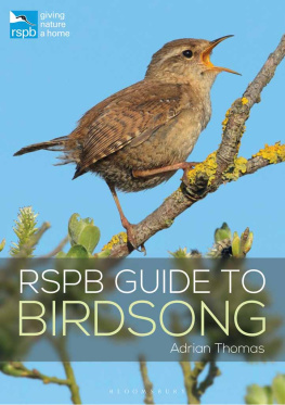 Adrian Thomas - RSPB Guide to Birdsong