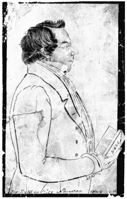 Pen and ink sketch of Joseph Smith by Sutcliffe Maudsley 1844 MAPS JOSEPH - photo 2