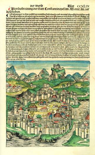 Page depicting Constantinople in the Nuremberg Chronicle published in 1493 - photo 7