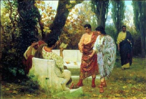 Catullus reading to his friends by Stepan Bakalovich 1885 Catullus - photo 8