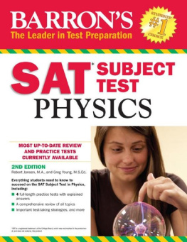 Robert Jansen - Barron’s SAT Subject Test Physics