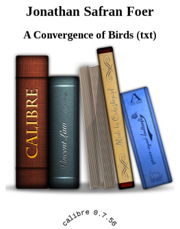 Jonathan Safran Ed. Foer - A CONVERGENCE OF BIRDS Original Fiction and Poetry Inspired by the Work of Joseph Cornell