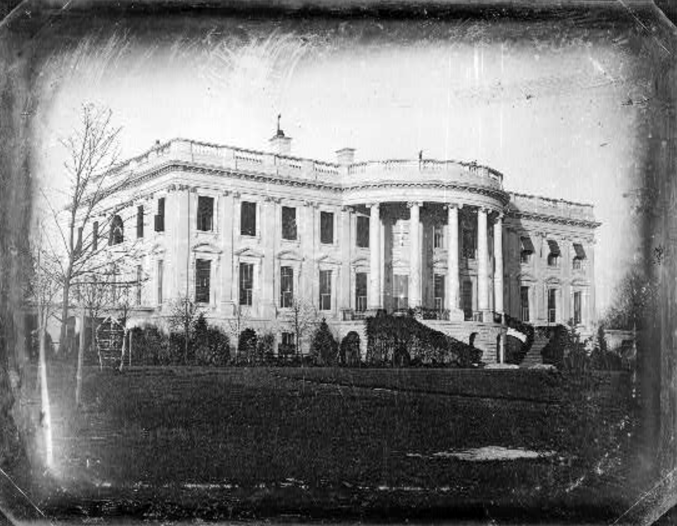 The first known photograph of the White House Believed to have been taken by - photo 3