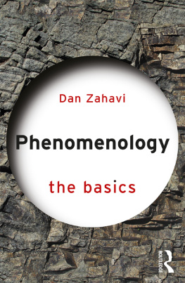 Dan Zahavi - Phenomenology: The Basics