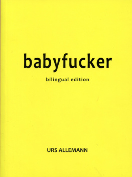 Urs Allemann - Babyfucker