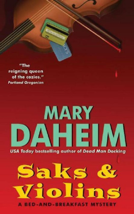 Mary Daheim Saks & Violins