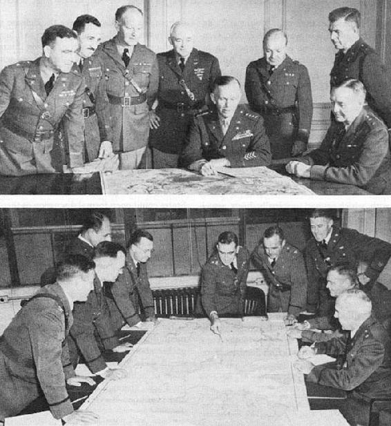 The United States Army playing a strategic level wargame1941-42 The game - photo 3