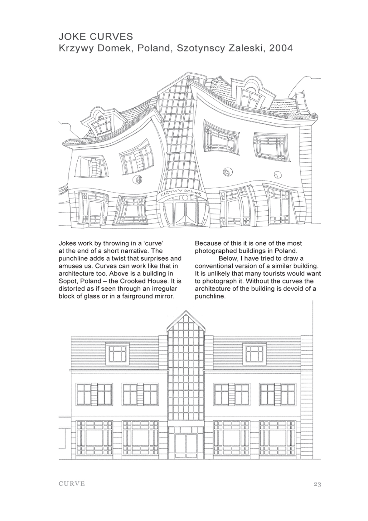 Curve possibilities and problems with deviating from the straight in architecture - photo 33