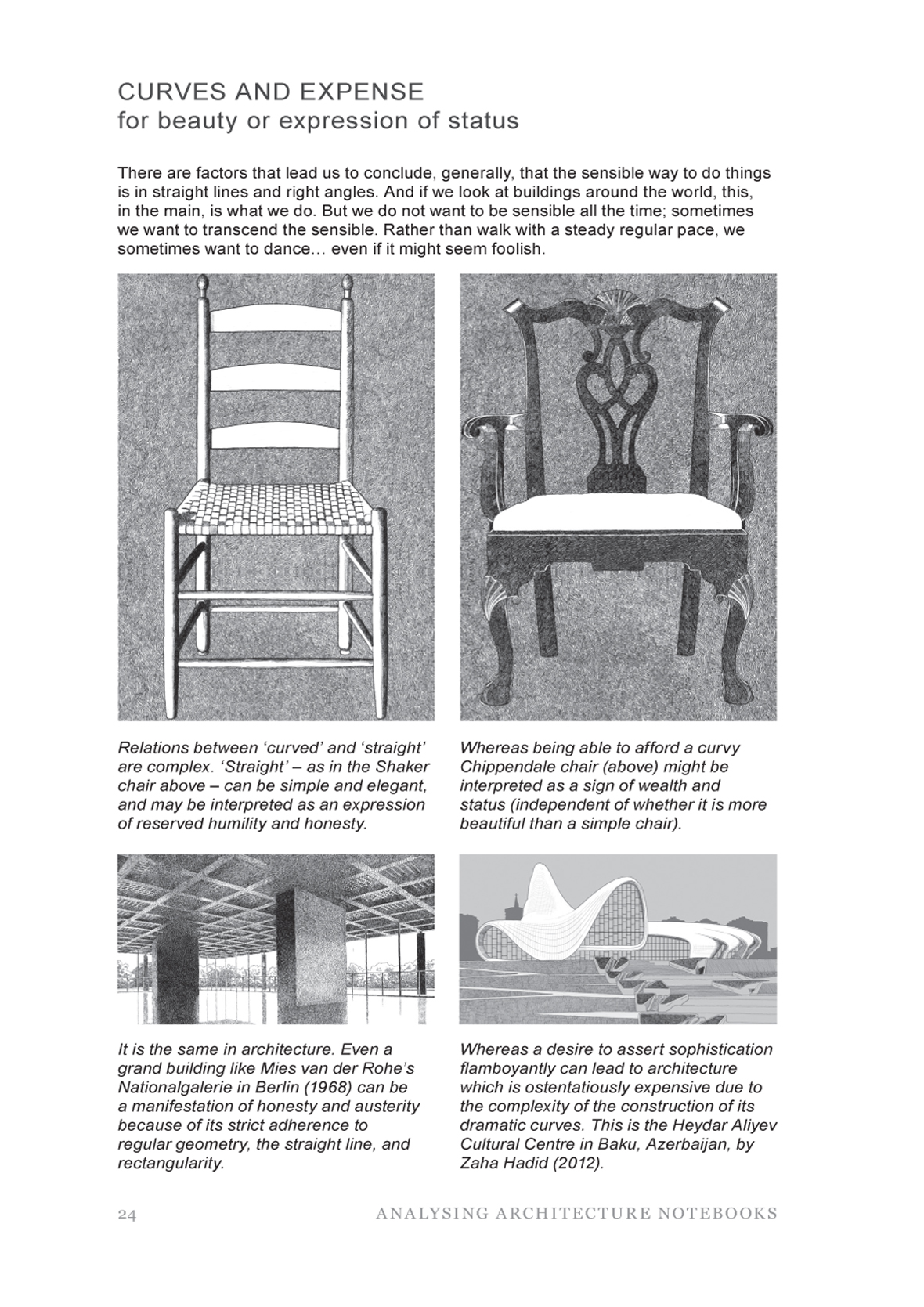 Curve possibilities and problems with deviating from the straight in architecture - photo 34