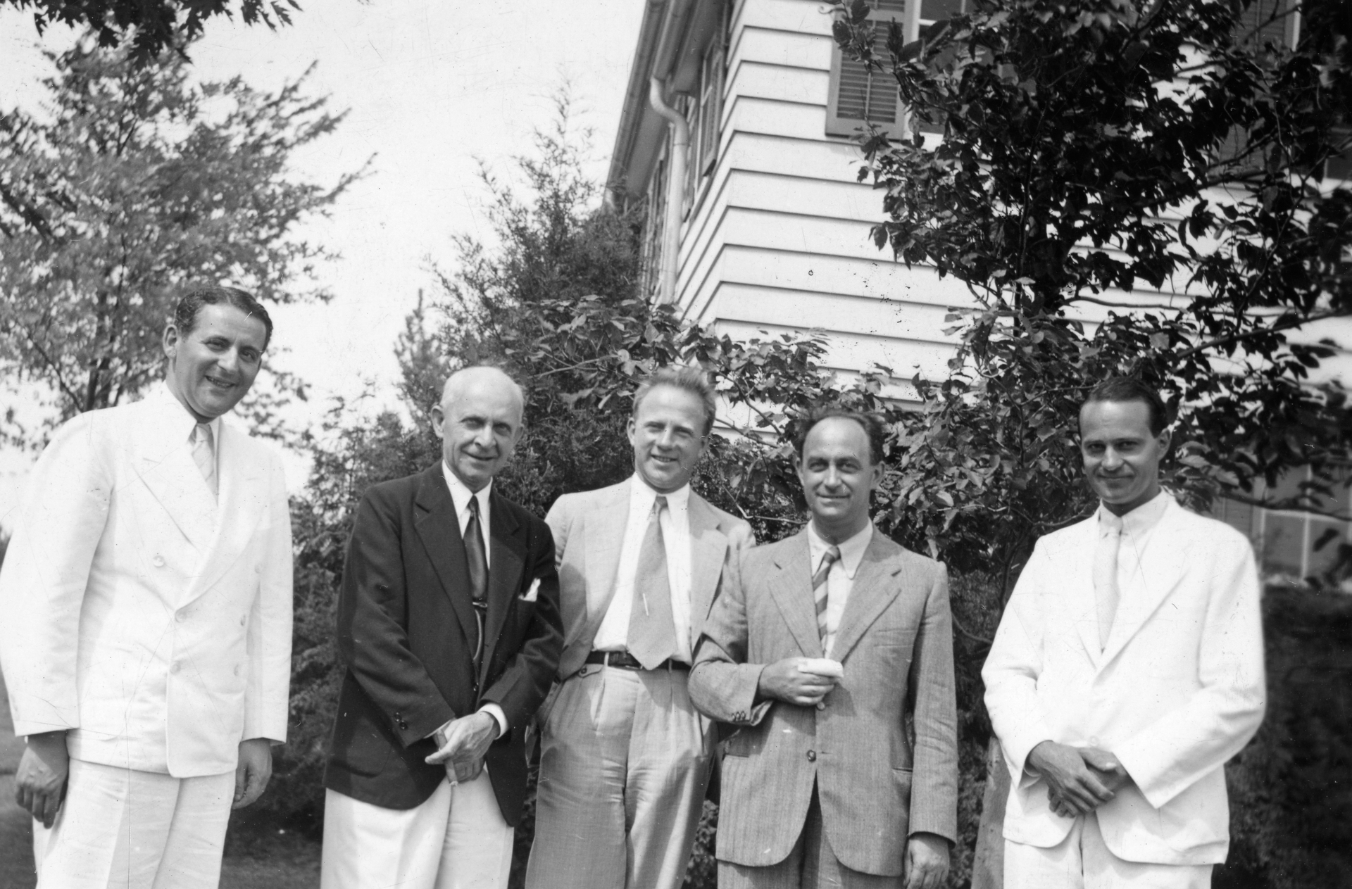 Samuel Goudsmit Clarence Yokum Werner Heisenberg Enrico Fermi and Edward H - photo 5