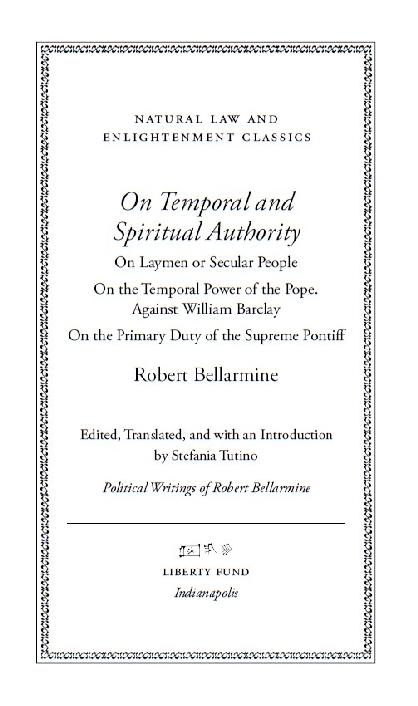 Writings on Temporal and Spiritual Authority - image 1