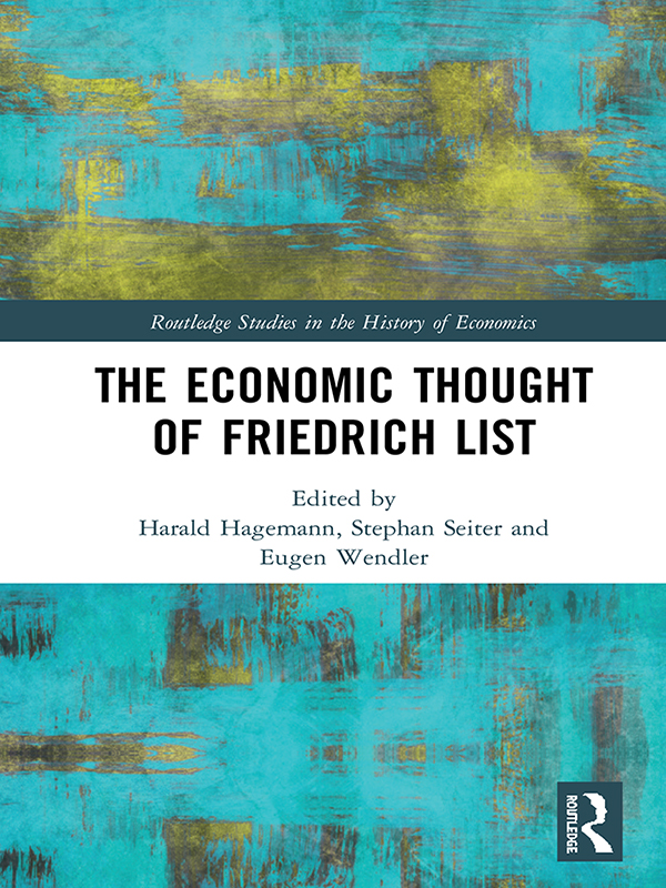 The Economic Thought of Friedrich List As the world grapples with increased - photo 1