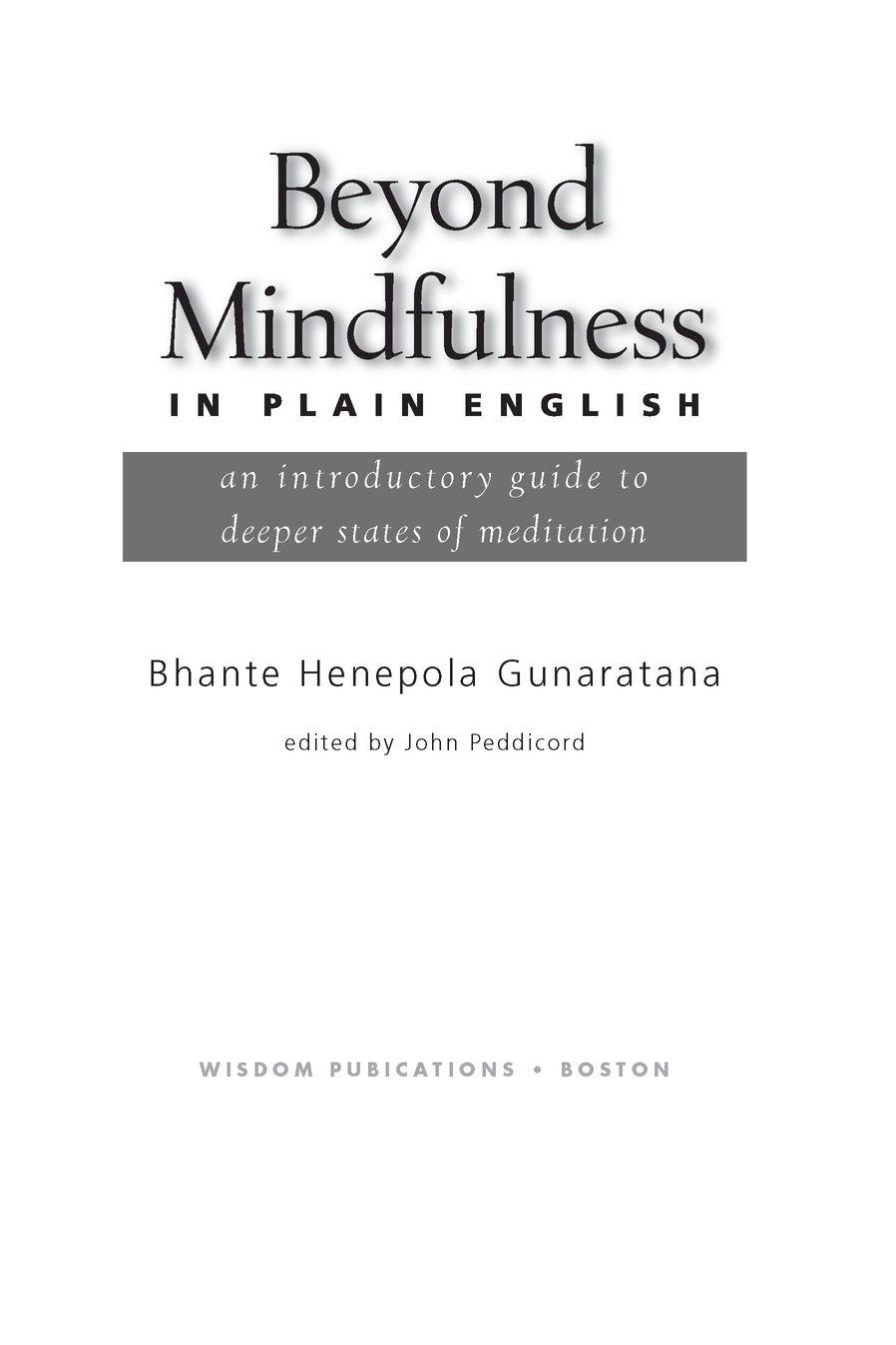 Preface M any teachers brought insight meditation vipassana to the West - photo 1