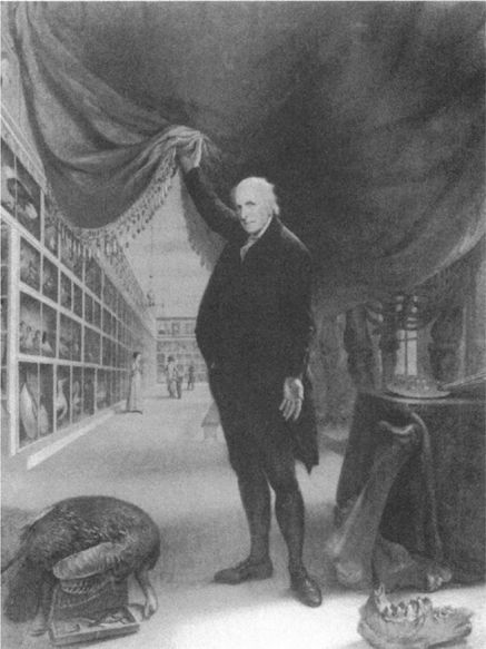 Charles Willson Peale The Artist in His Museum 1822 FIRST VINTAGE - photo 2