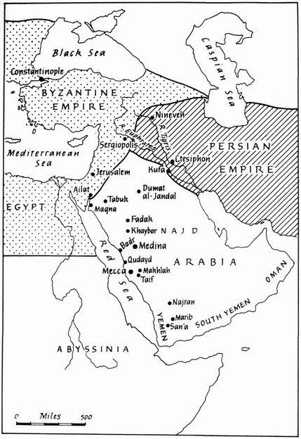 Arabia and Environs at the time of the Prophet Muhammad 570-632 CE The - photo 5