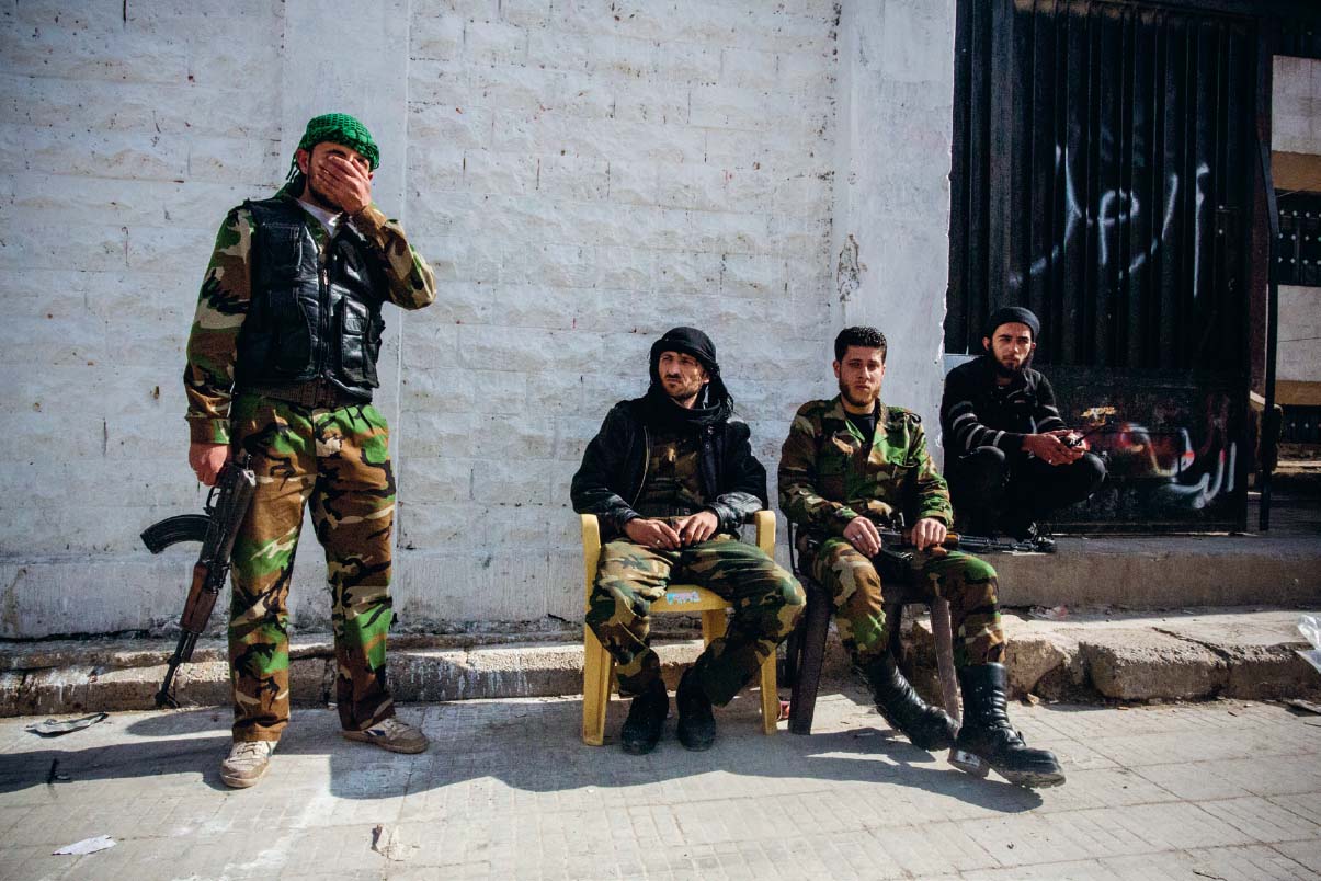 Rebel fighters guarding a Sharia court in Aleppo Syria May 2013 Turkish - photo 10