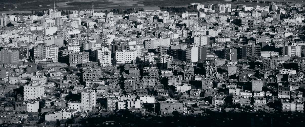 Cizre with neighbourhoods destroyed in fighting between PKK and Turkish - photo 15