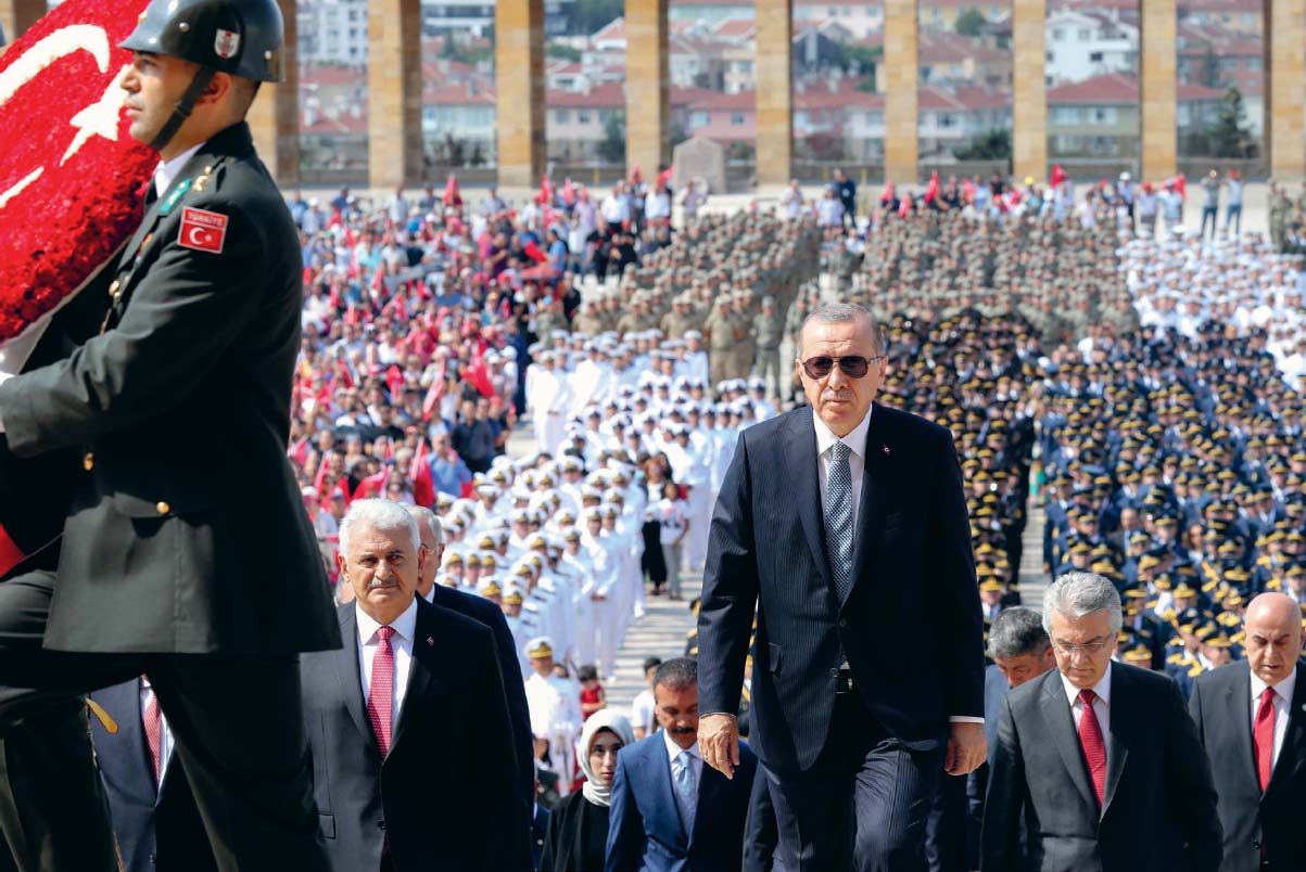 Erdoan attends the Mausoleum of Mustafa Kemal Atatrk for an anniversary of - photo 29