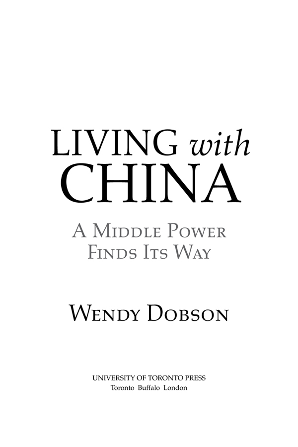 2019 Wendy Dobson Rotman-UTP Publishing University of Toronto Press - photo 2