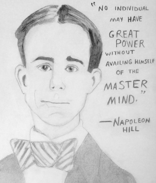 PORTRAIT OF NAPOLEON HILL 1908 THE YEAR HE MET ANDREW CARNEGIE BASED ON A - photo 4