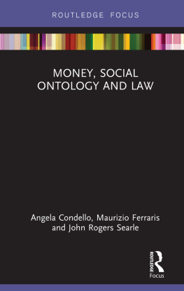 John Rogers Searle - Money, Social Ontology and Law