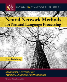 Yoav Goldberg - Neural Network Methods for Natural Language Processing