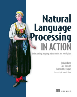 Hobson Lane Natural Language Processing in Action