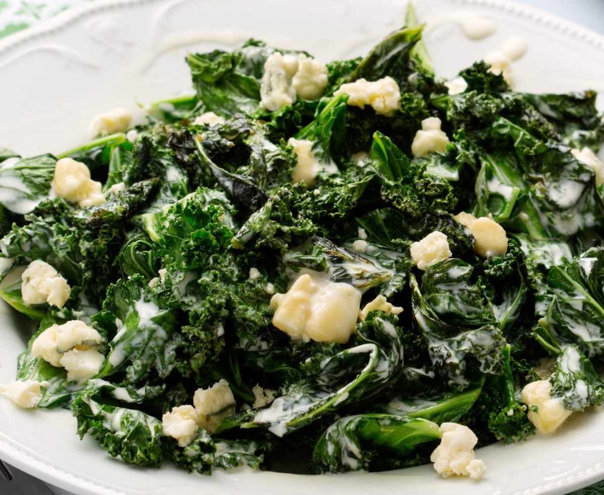 When I am serving a hearty Keto dinner I like to make this kale salad as a - photo 9