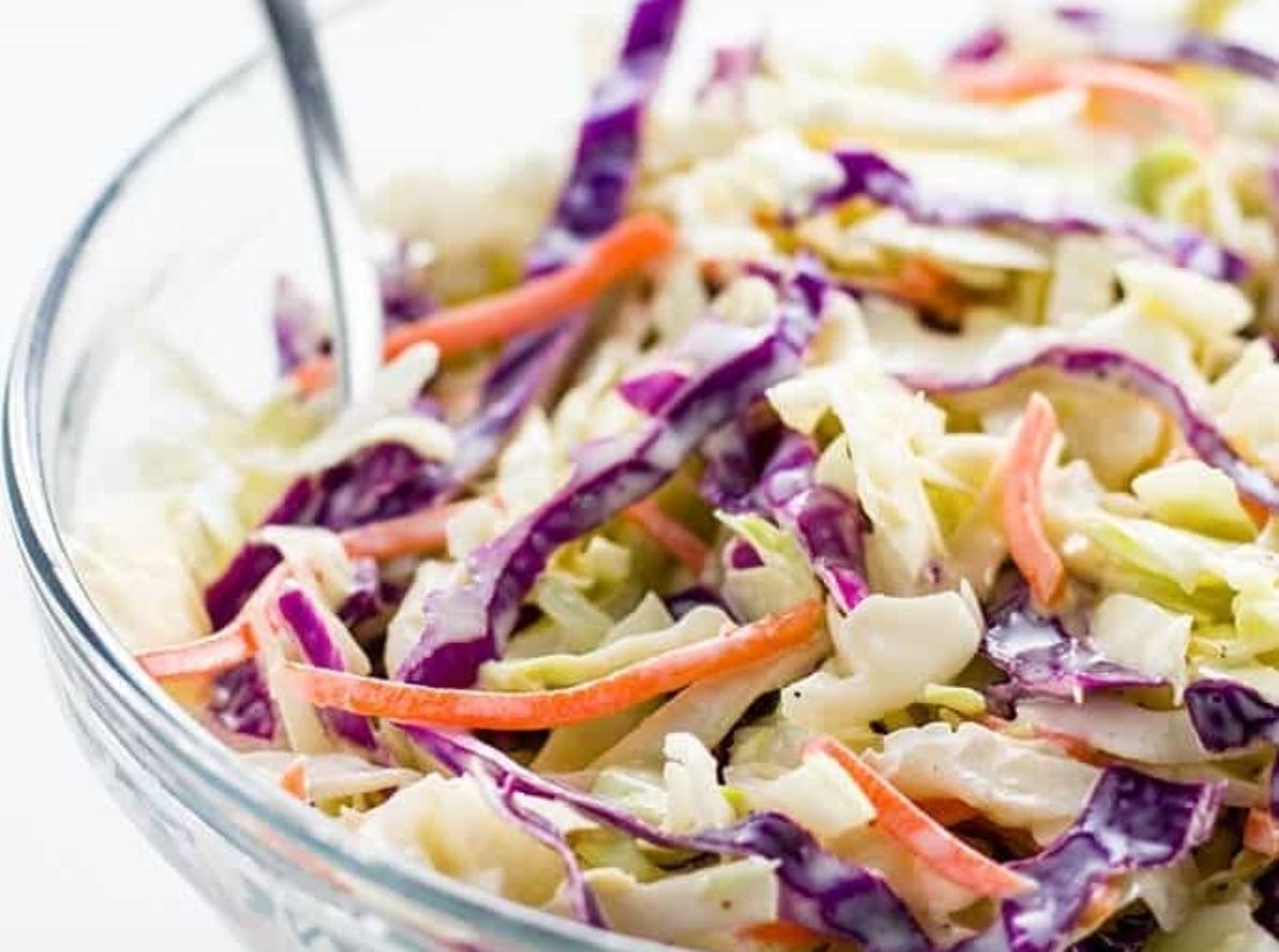 Have a burger slathered in high-fat mayo veggies and this delicious coleslaw - photo 10