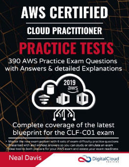 Neal Davis - AWS Certified Cloud Practitioner Practice Tests 2019: 390 AWS Practice Exam Questions with Answers & detailed Explanations