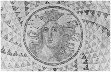 Figure 11 Detail of the Medusa floor mosaic found in Zea Piraeus 2nd - photo 1