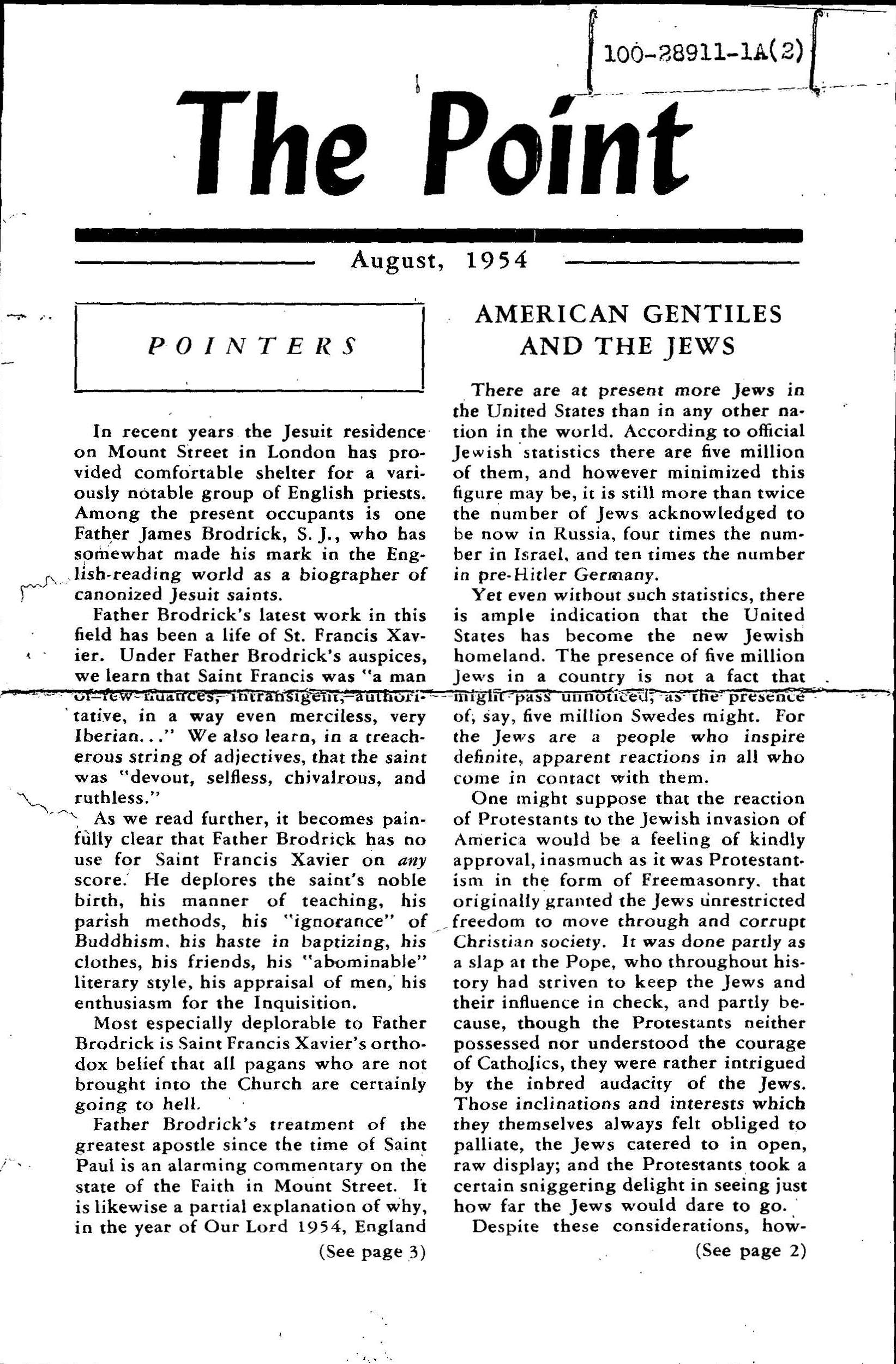 The Point Catholic Monthly 1952-1959 - photo 2