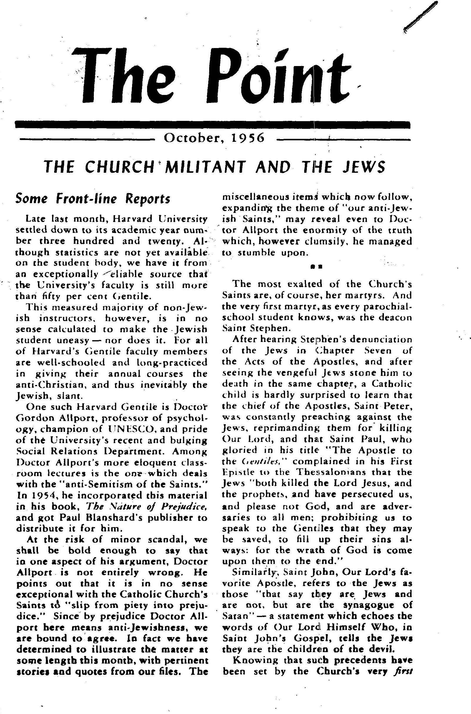 The Point Catholic Monthly 1952-1959 - photo 16