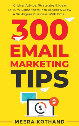 Meeka Kothand 300 Email Marketing Tips