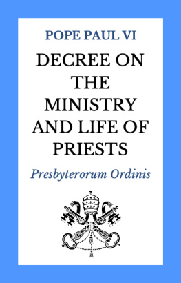 Pope Paul VI - Presbyterorum Ordinis