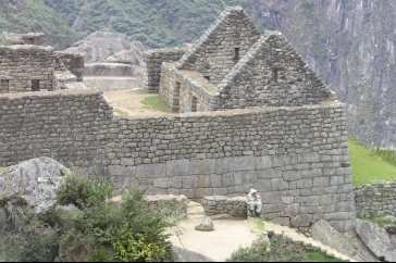 Machu Picchu Inca repair work on top of older megalithic walls Dedication - photo 2