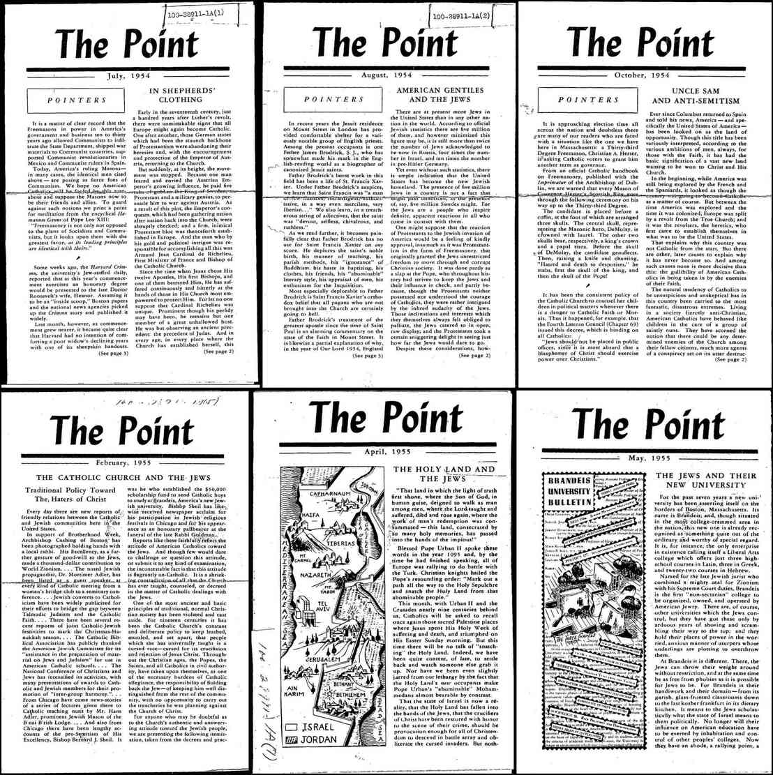 The Point February 1952 POINTERS With this issue The Catholic - photo 1