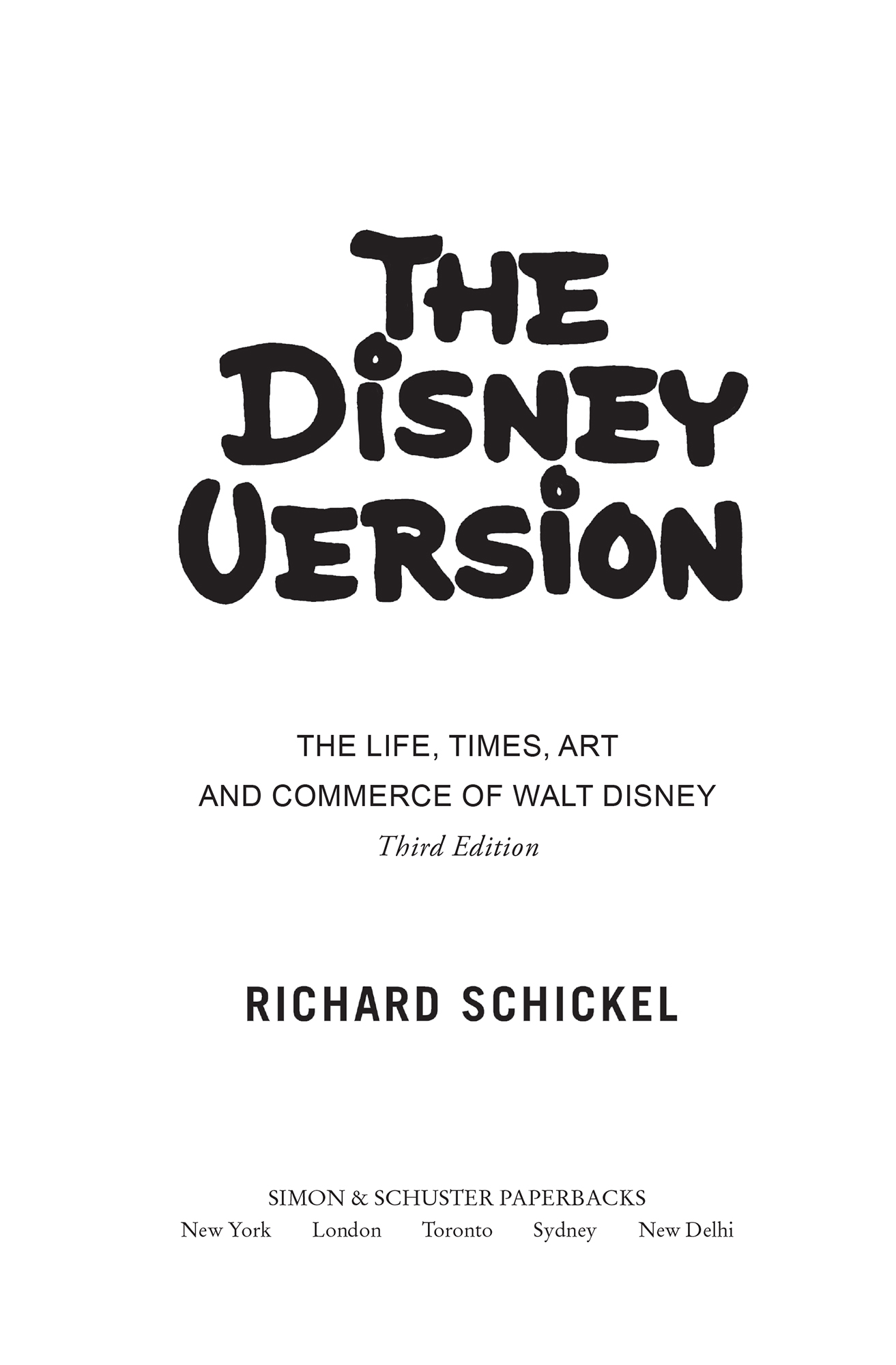 Introduction to the Third Edition IT IS HARD to believe that Walt Disney - photo 1