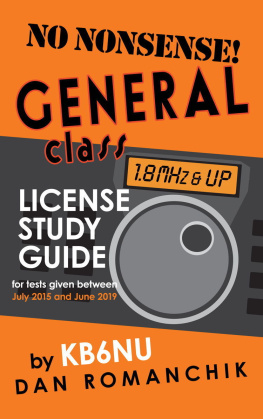 Romanchik - No-Nonsense General Class License Study Guide: for tests given between July 2015 and June 2019