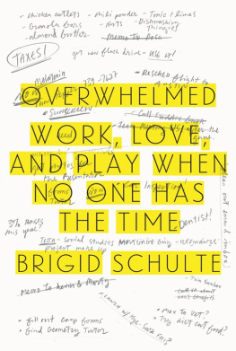 Brigid Schulte Overwhelmed: Work, Love, and Play When No One Has the Time