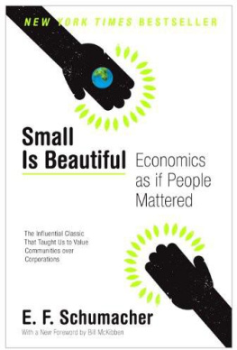 Schumacher Small is beautiful: economics as if people mattered: 25 years later ... with commentaries