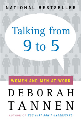 Deborah Tannen - Featured book review: Talking from 9 to 5