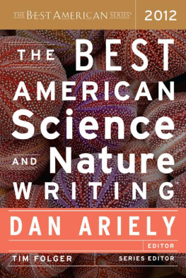 Folger Tim - The Best American Science and Nature Writing 2012