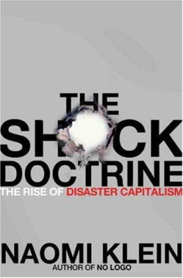 Naomi Klein The Shock Doctrine - The Rise of Disaster Capitalism